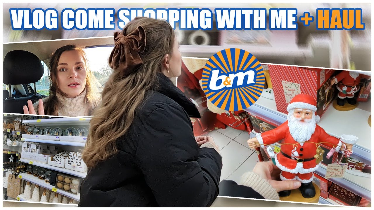 VLOG DERNIERS ACHATS DÉCO DE NOËL B&M + HAUL | JUSTINE DUERRE