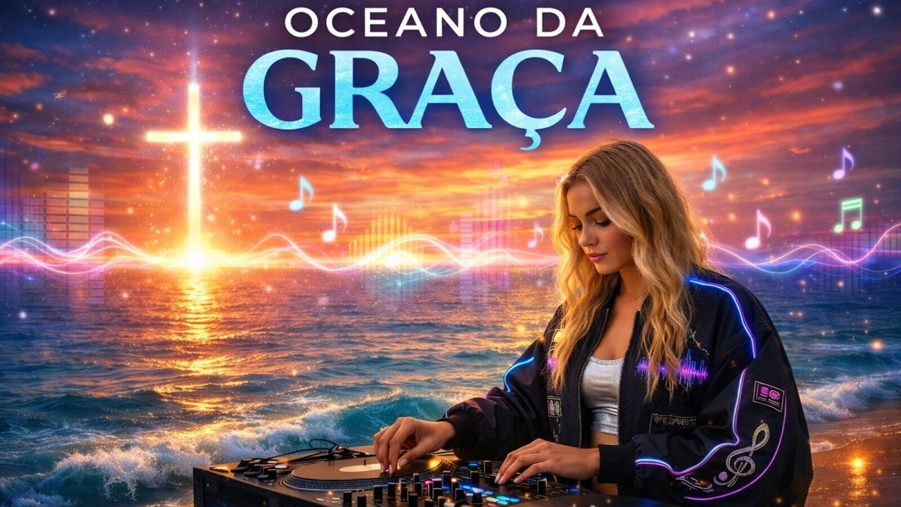 OCEANO DE GRAÇA 🌊✨ Louvor Gospel Eletrônico Profético | Adoração Profunda e Presença de Deus