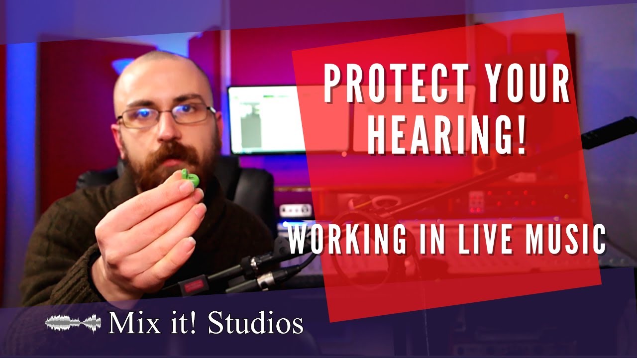 HEARING DAMAGE AS A LIVE MUSICIAN/SOUND ENGINEER? - HEARING PROTECTION (EAR PLUGS?) #ACSEARPLUGS