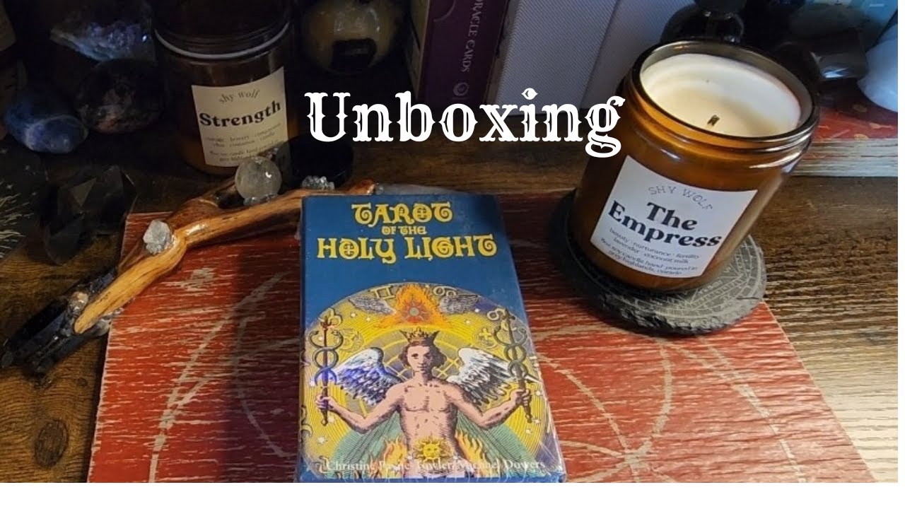 Tarot of the Holy Light Unboxing ☀️🌓☯️