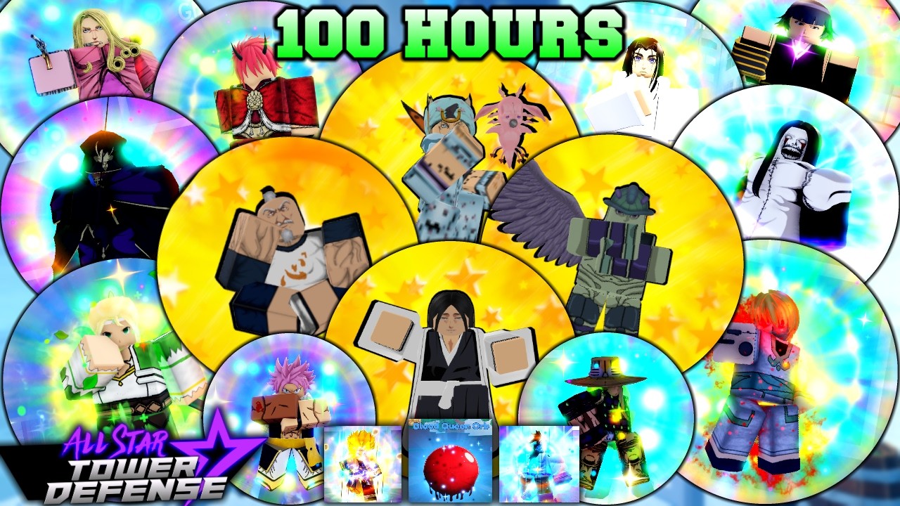 I Spent 100 Hours Obtaining & Evolving THESE UNITS in All Star Tower Defense Roblox