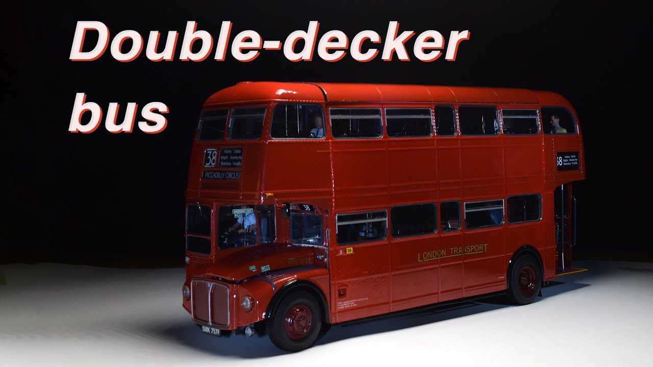 London Bus | Step by Step 1/24 Modelkit building