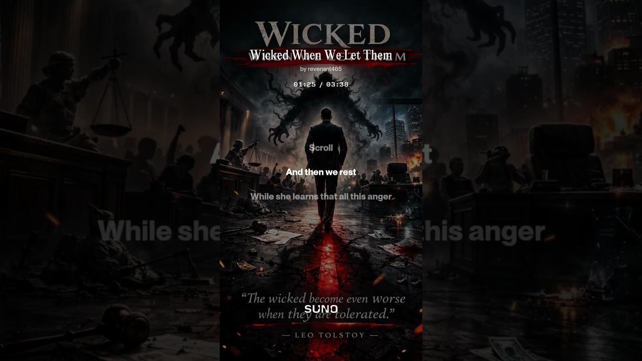 Wicked When We Let Them | Dark Cinematic Pop-Rock (AI Original Song)