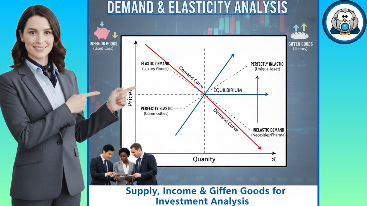 CFA L1 Economics: Demand & Elasticity Analysis for Investment Success #cfalevel1 #economics