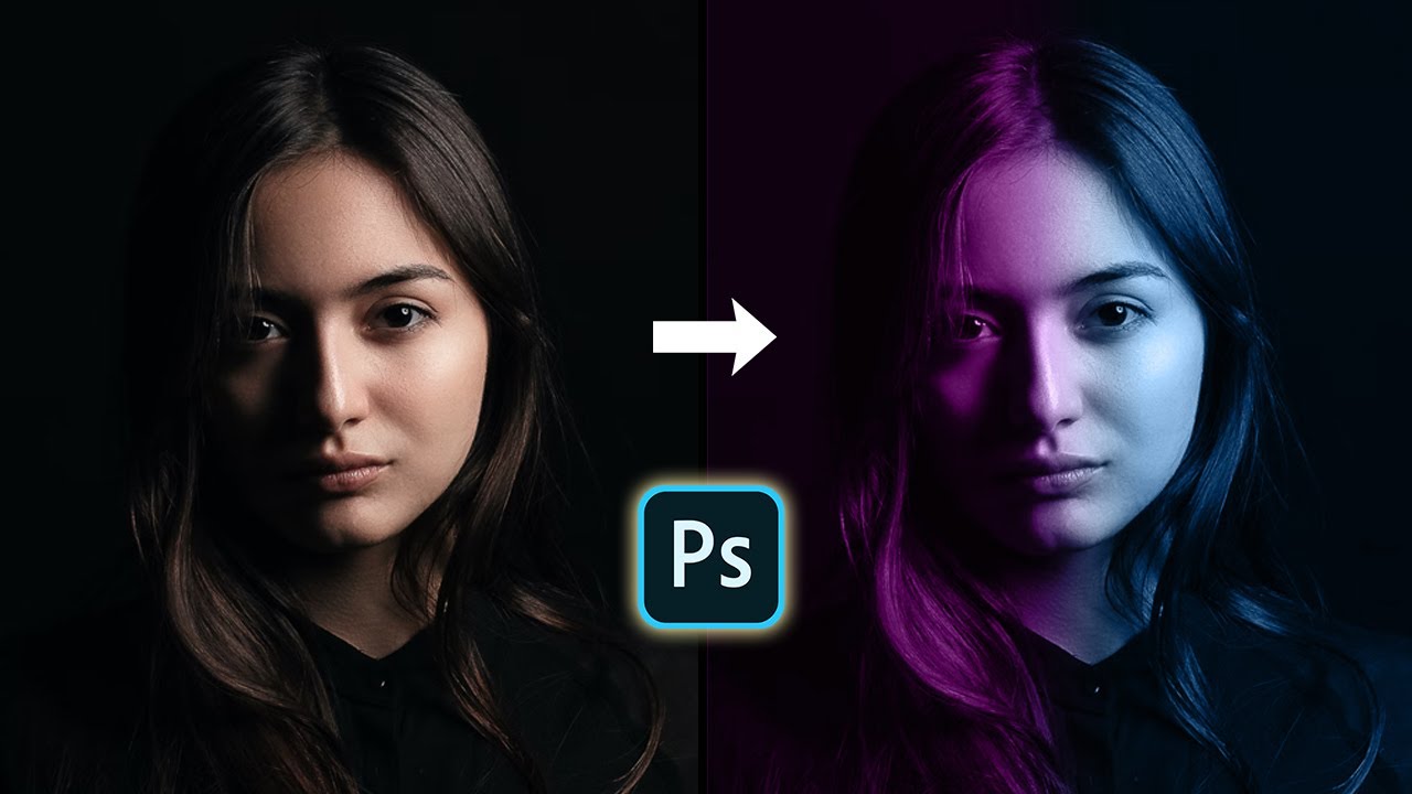 Dual Lighting Effect In Photoshop,  Urdu/Hindi