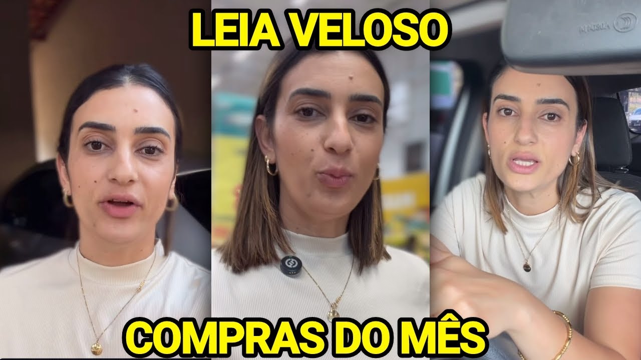 LAIS VELOSO VAI AO MERCADO FAZER COMPRAS DO MÊS E FICA IMPRESSIONADA COM A DEMORA 