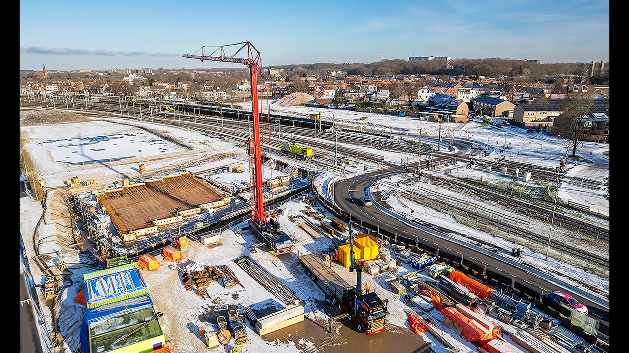 De ondertunneling van de viersporige overweg &ldquo;Vierpaardjes&rdquo; Deel 4 januari/febr 2024