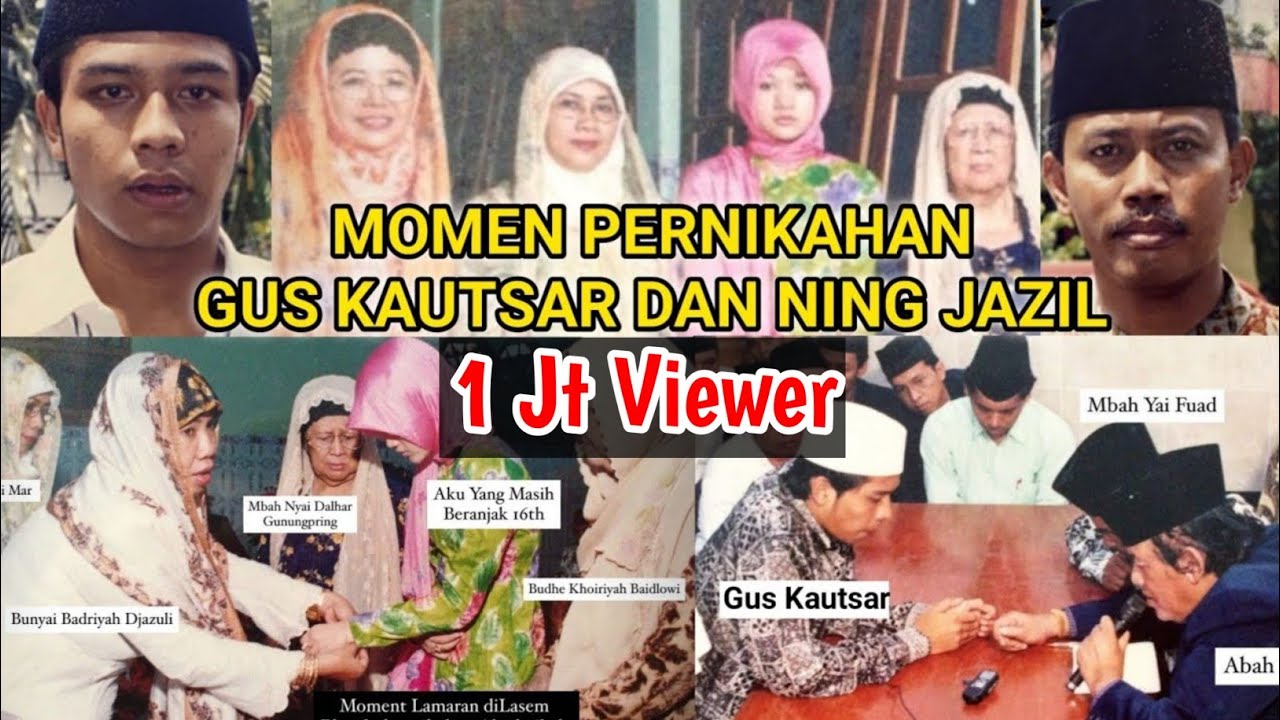 Masya Allah !!! Gus Kautsar dan Ning Jazil Saat Lamaran Dan Akad Nikah di Lasem