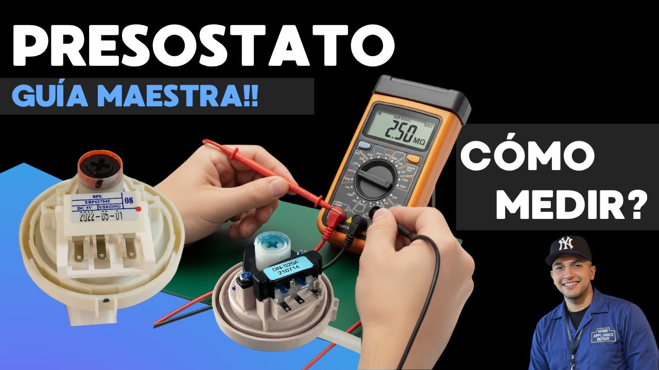 GUÍA MAESTRA del Presostato Electrónico de Lavadora: Funcionamiento, Diagnóstico y Fallos 