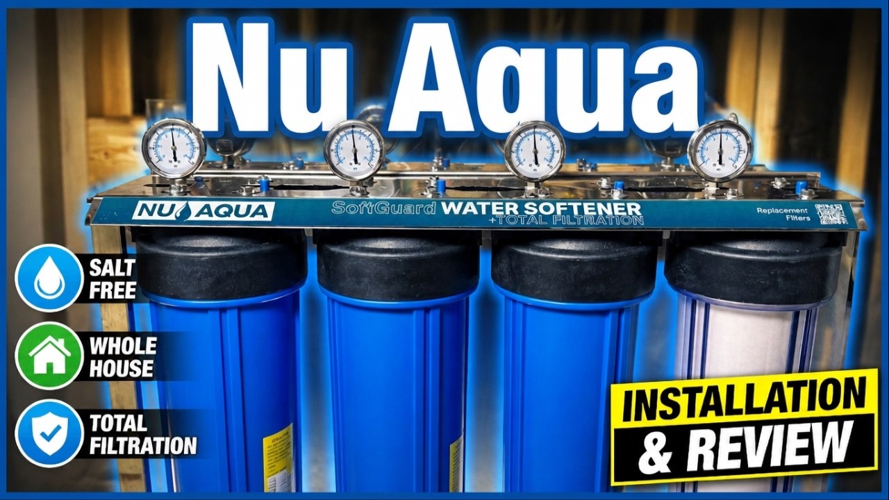 Installation and Review - NU Aqua 4 Stage Whole House Salt Free Water Softener With Total Filtration