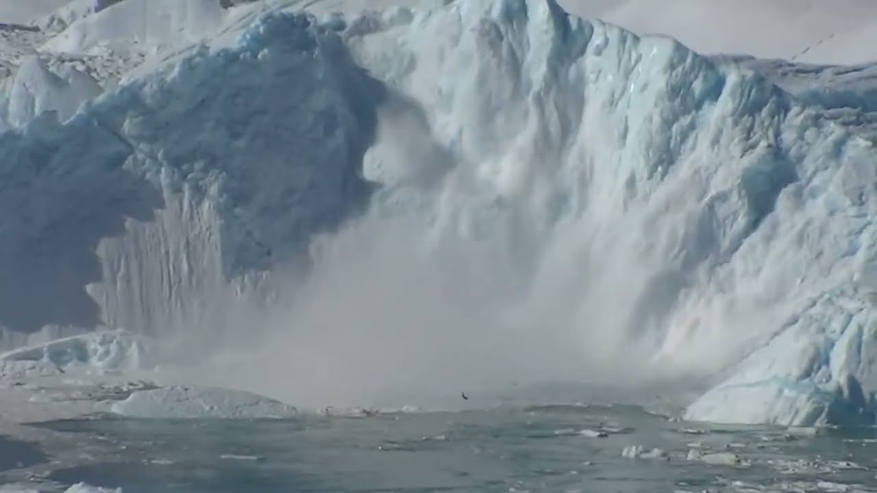 Most Horrific Monster Iceberg Crashing Caught On Camera - Natural Disasters