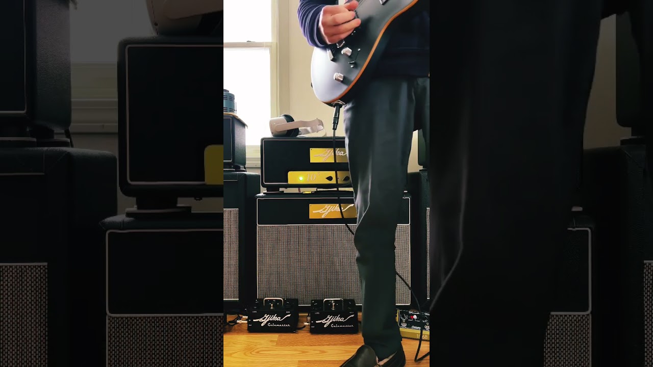 Turning up a @BobGjika 10^n and Gainmaster #overdrive #rockguitar #knowyourtone