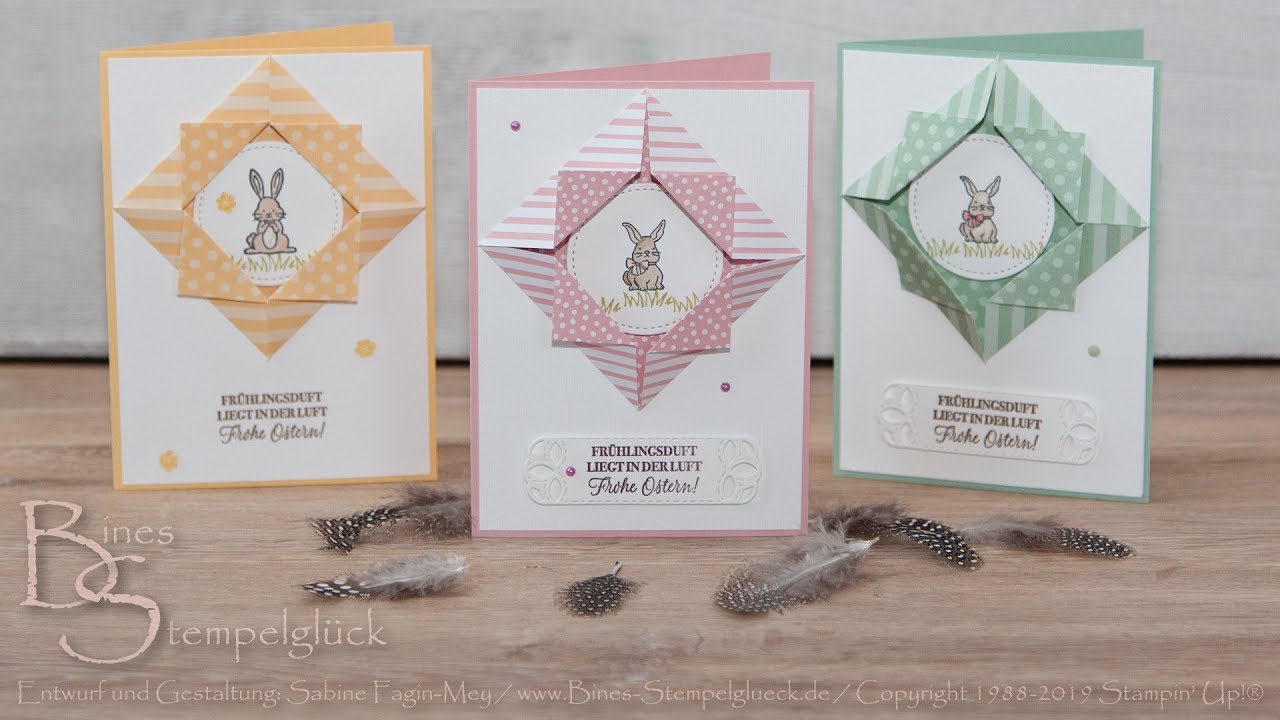 Shadow Box Card zu Ostern • Süße Osterkarte basteln mit Stampin' Up! Produkten