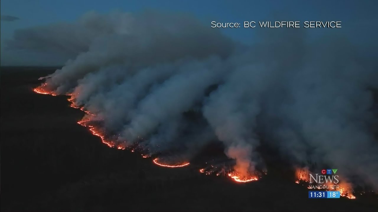 'Record breaking': Latest update on wildfires and poor air quality across British Columbia