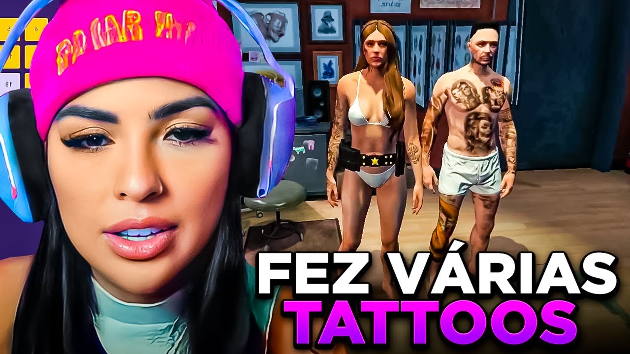 BY PAMELLA FAZ TATTOOS COM O CRUSH! #GTARP