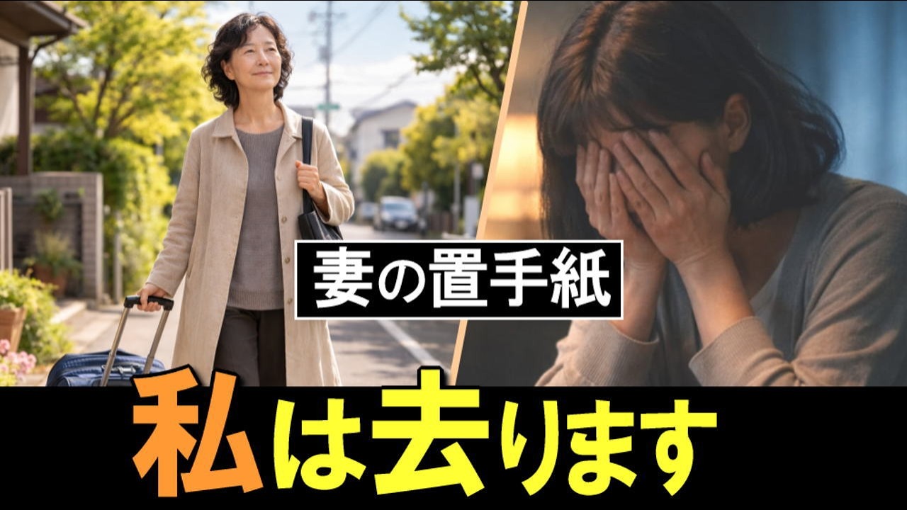 【熟年離婚】月7万円で支配する不倫夫を捨てた妻 | 苦しみは気づきの種【ドラマ＋法話】