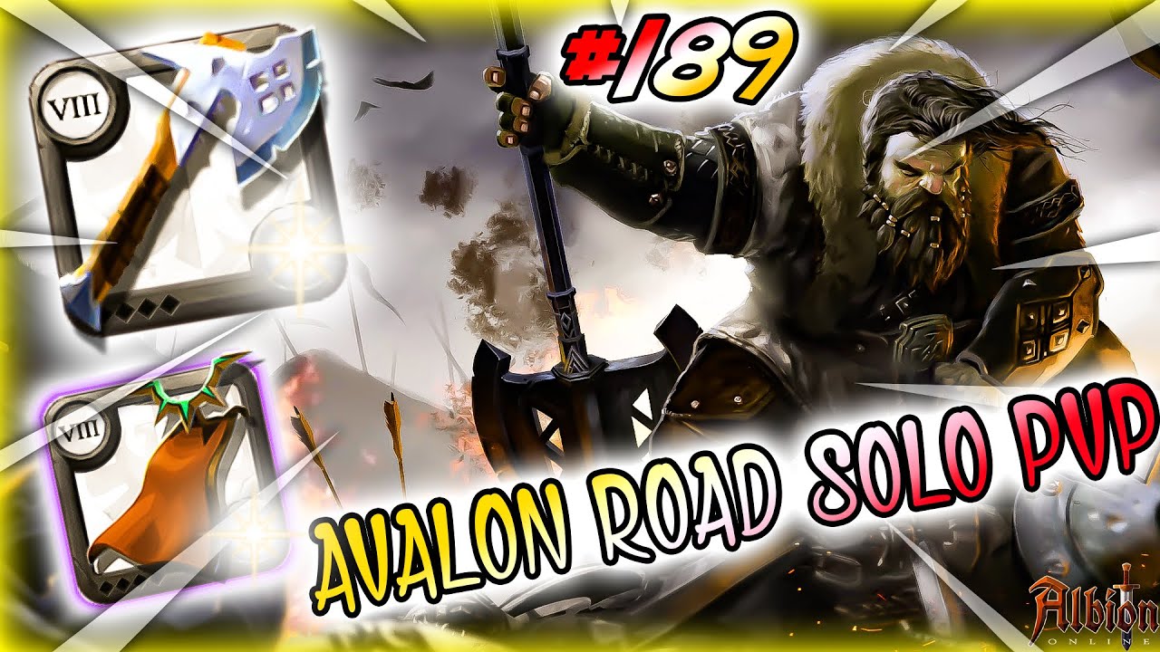 BATTLEAXE! A BIG THREAT IN THE OPEN WORLD! Albion Online Solo PvP! #189