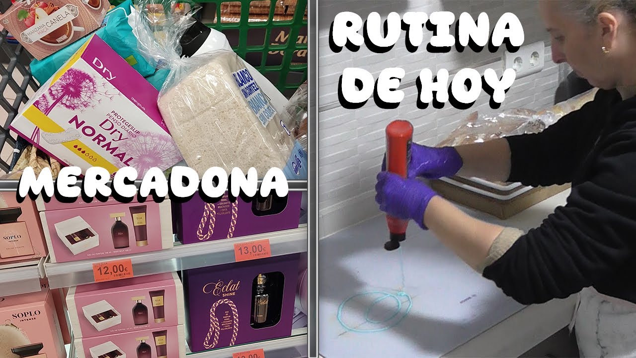 Mercadona colonias y neceseres y rutina de un día cualquiera