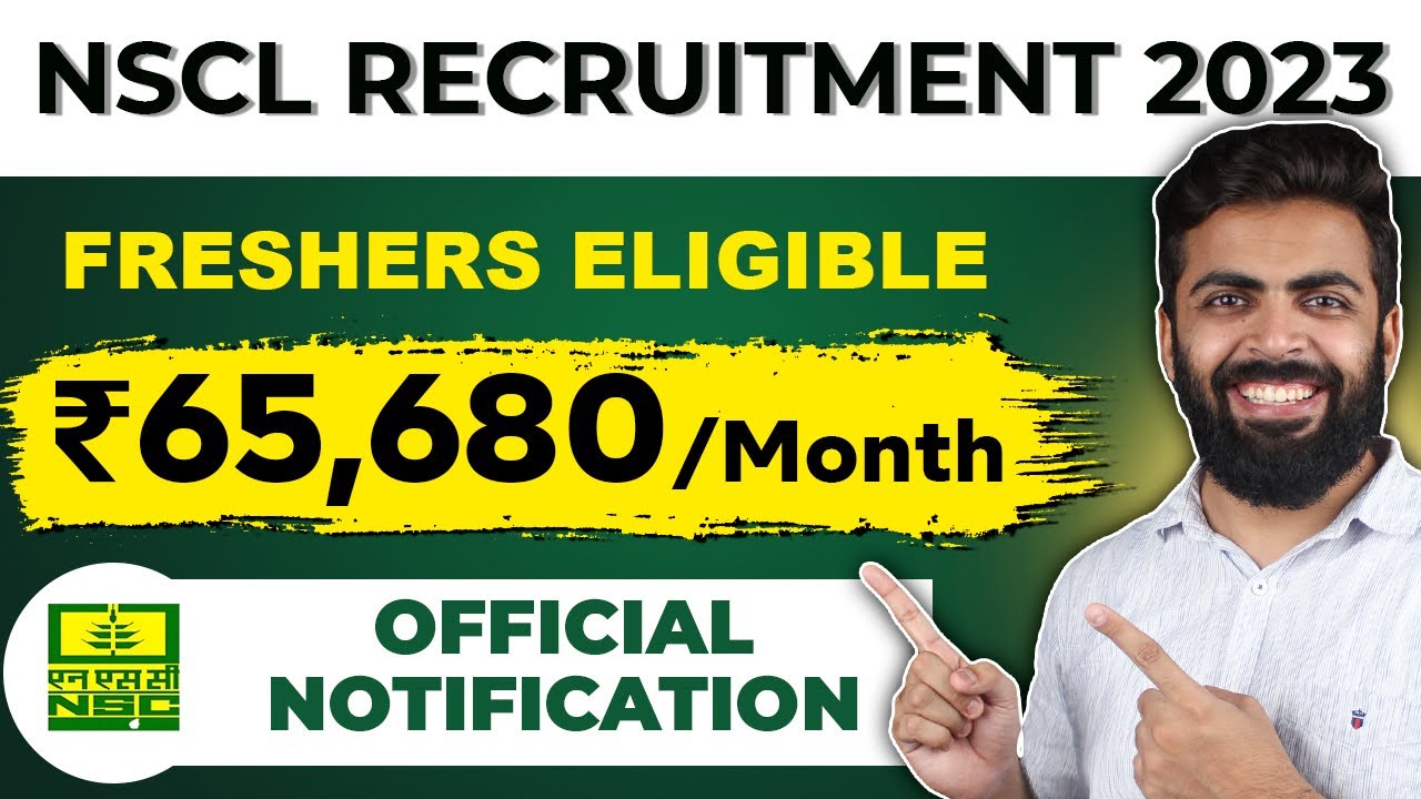 NSCL Recruitment 2023 | Salary ₹65,680 | Latest Job vacancy 2023 | Latest Jobs for Freshers
