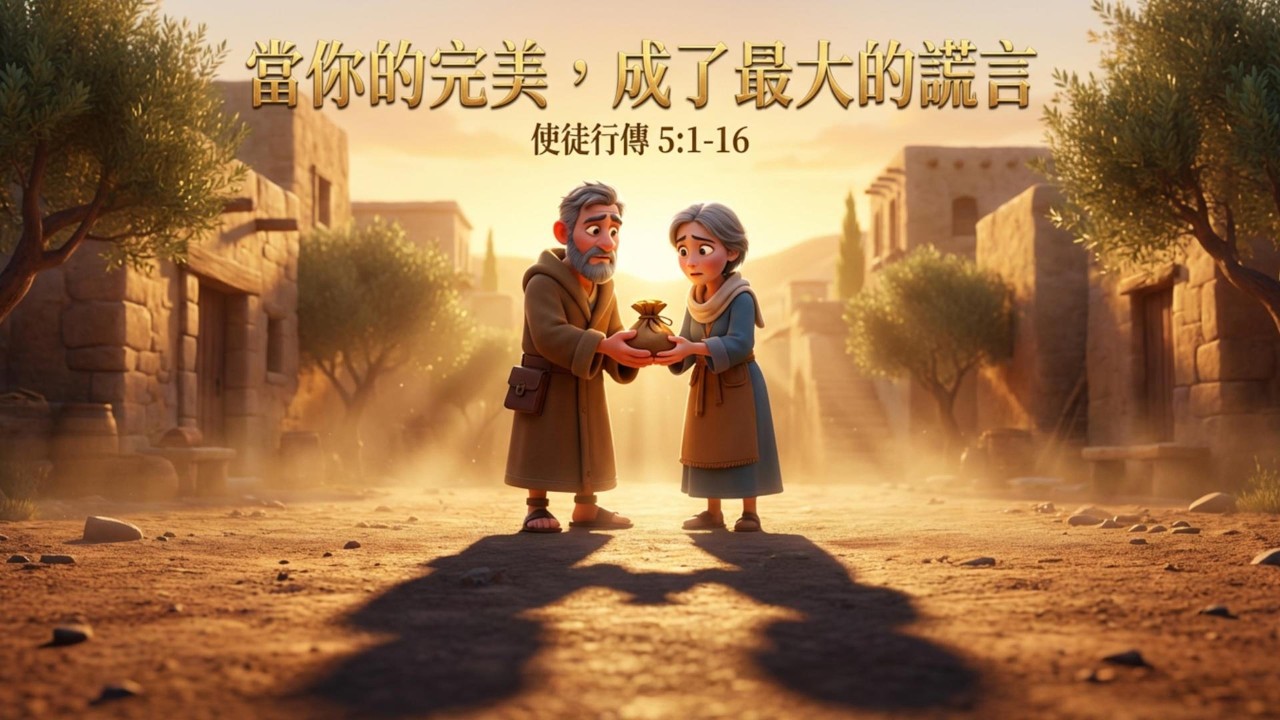 當你的完美，成了最大的謊言｜在神面前，我們無法隱藏｜使徒行傳5:1-16｜Bible Stories Alive 聖經故事屋