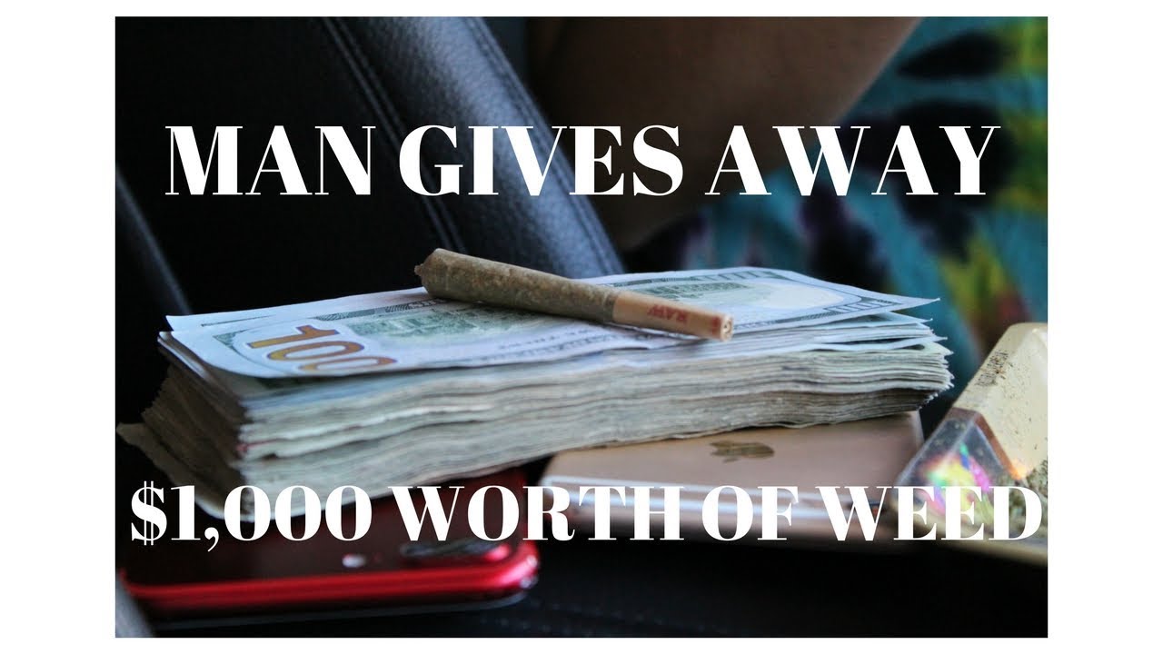 FOLLOW ME FOR A JOINT?!?!?! Man Gives Away OVER $1000 Of FREE WEED At The Park