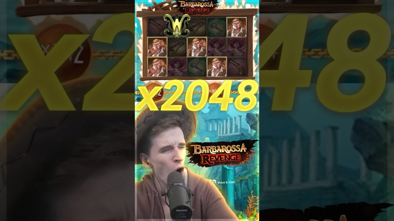 BARBAROSSA REVENGE X2048 INSANE HUGE WIN 🔥🤑 ! CRAZYDOMME HIGHLIGHTS 