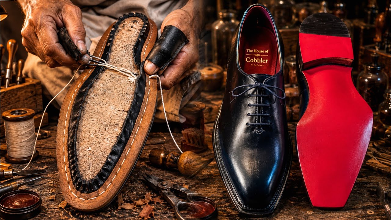 HOW GOODYEAR SHOES ARE MADE. #shoemaking #leathercraft #artisanmade #craftsmanship #handcrafted.