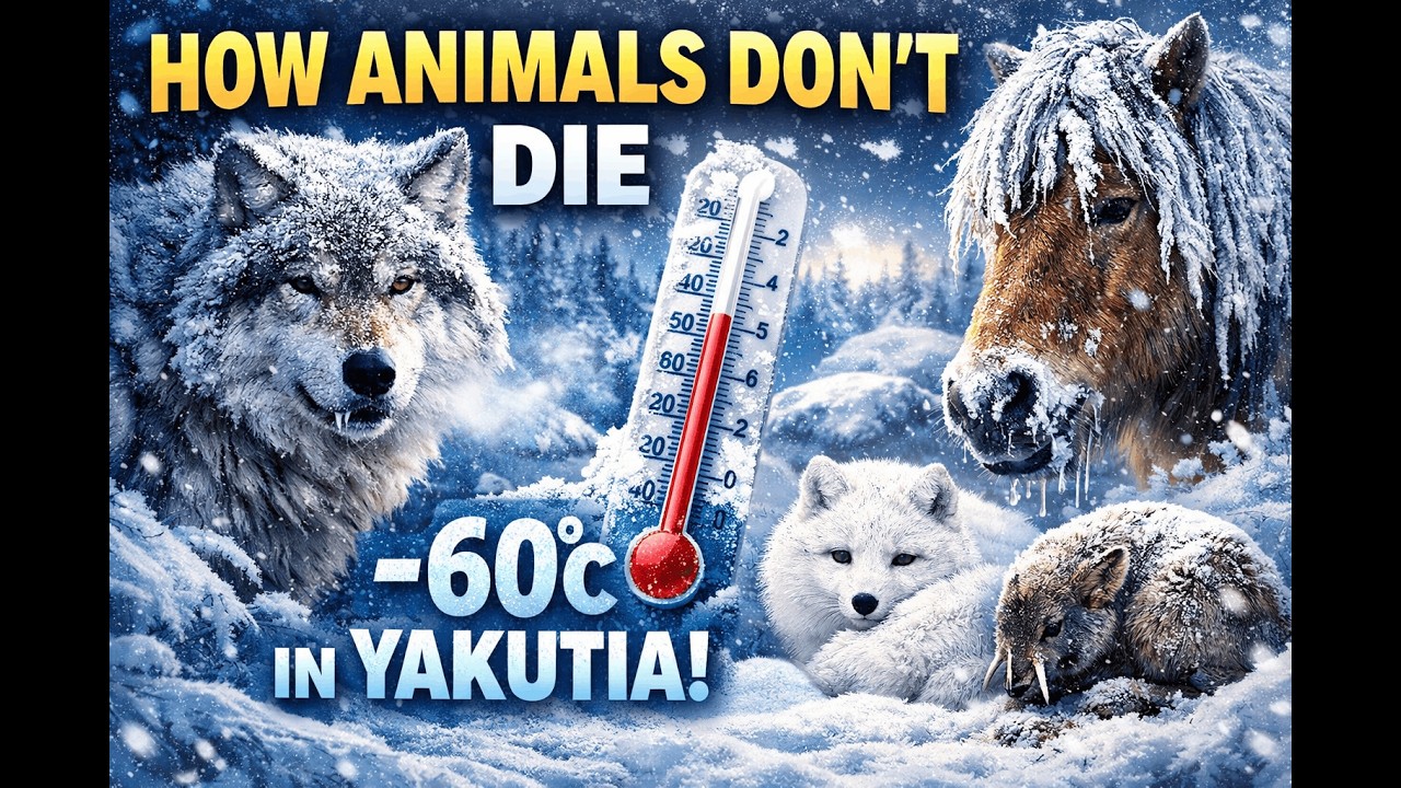 How Animals Don't Die at -60°C in Yakutia | White Silence