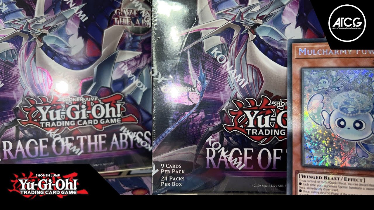 Yugioh Early Opening of RAGE OF THE ABYSS Booster Box | Mulcharmy Fuwalos is here!!!!!