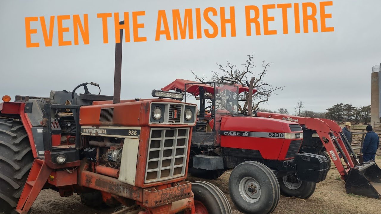 Amish retirement auction Haven Kansas tractor's equipment and more