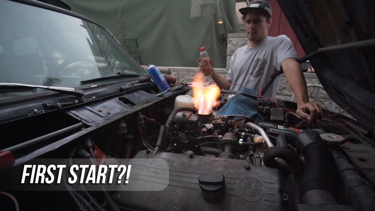 Starting my BMW 2002 after years of being parked!! | BMW 2002 BUILD