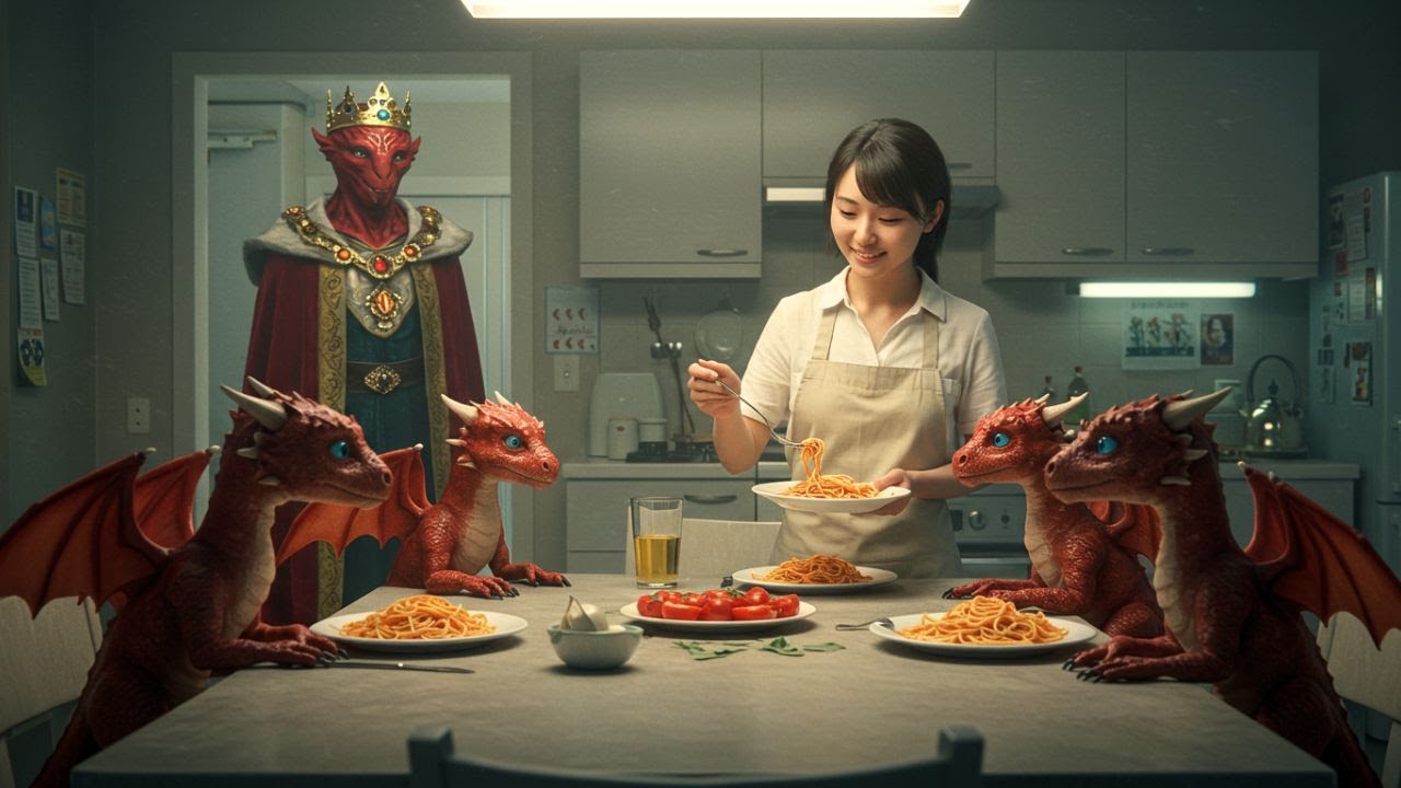 Los bebés dragones del Emperador asustaban niñeras — hasta que una enfermera humana halló el truco