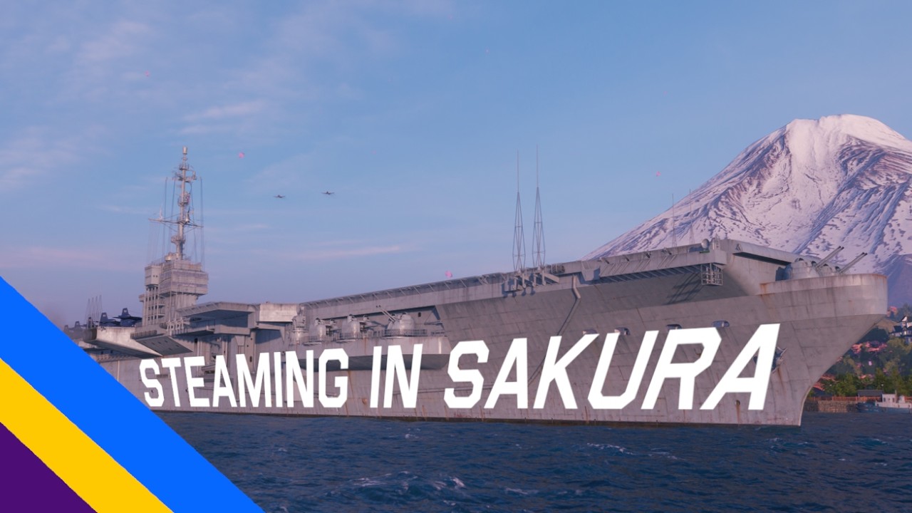 Steaming in Sakura! [World of Warships]