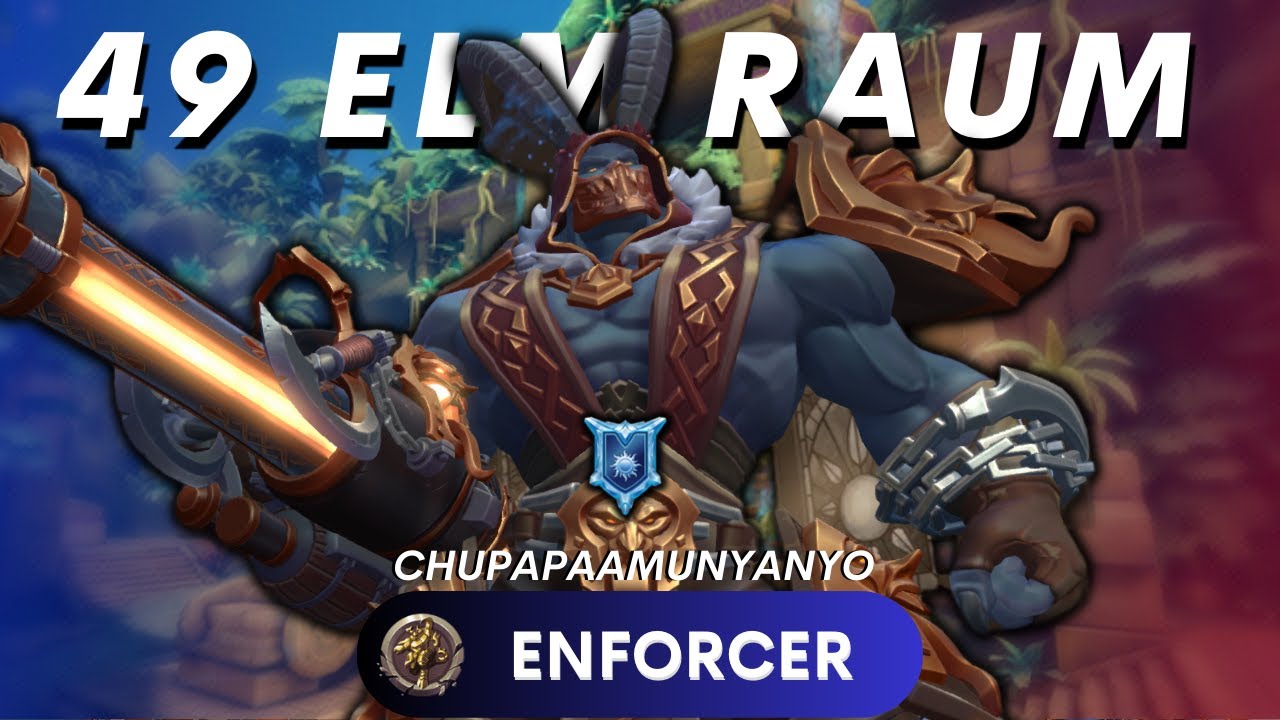 49 ELM  Enforcer Raum MVP chupapaamunyanyo (Diamond) Paladins Ranked Gameplay