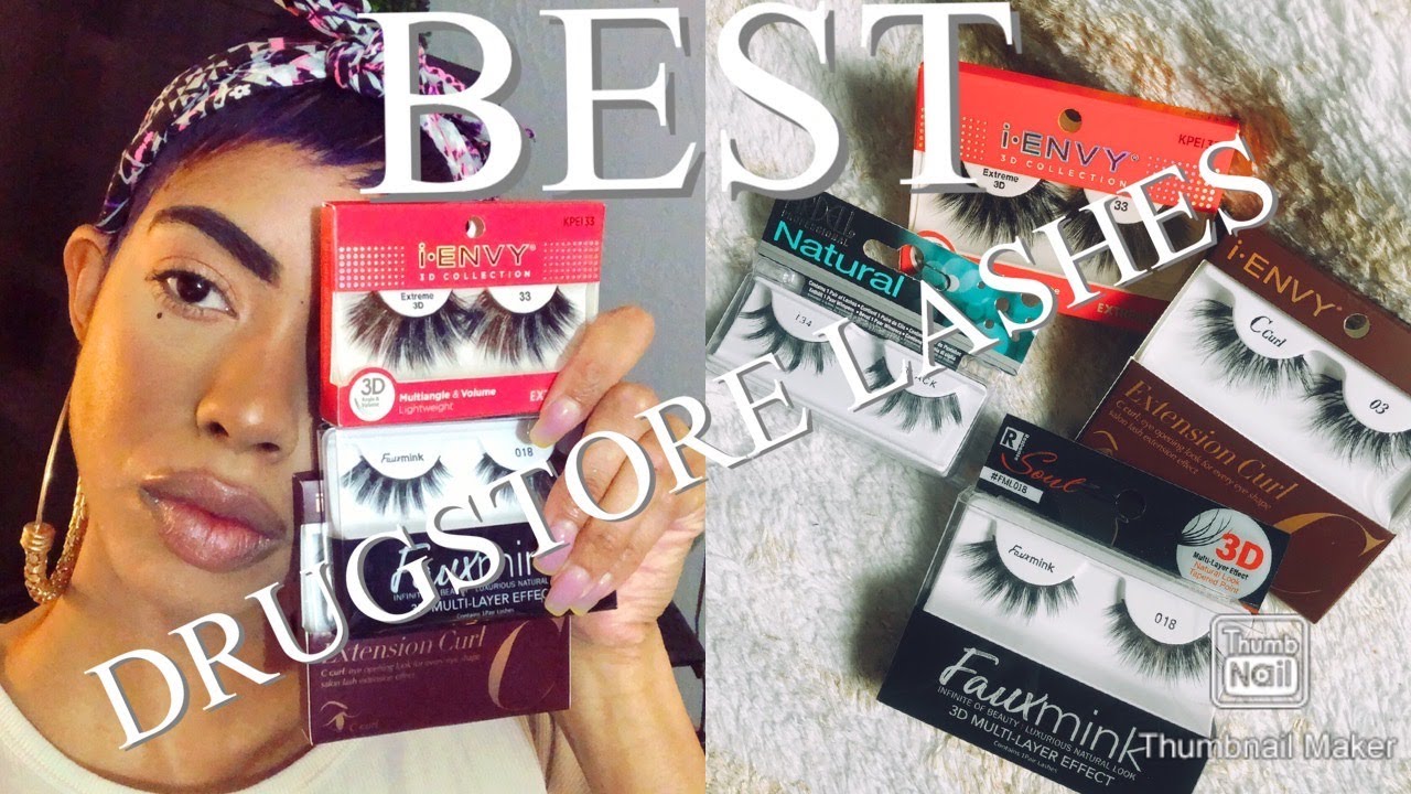 DRUGSTORE LASH TRY ON | iEnvy vs Ardell | BEST AFFORDABLE LASHES