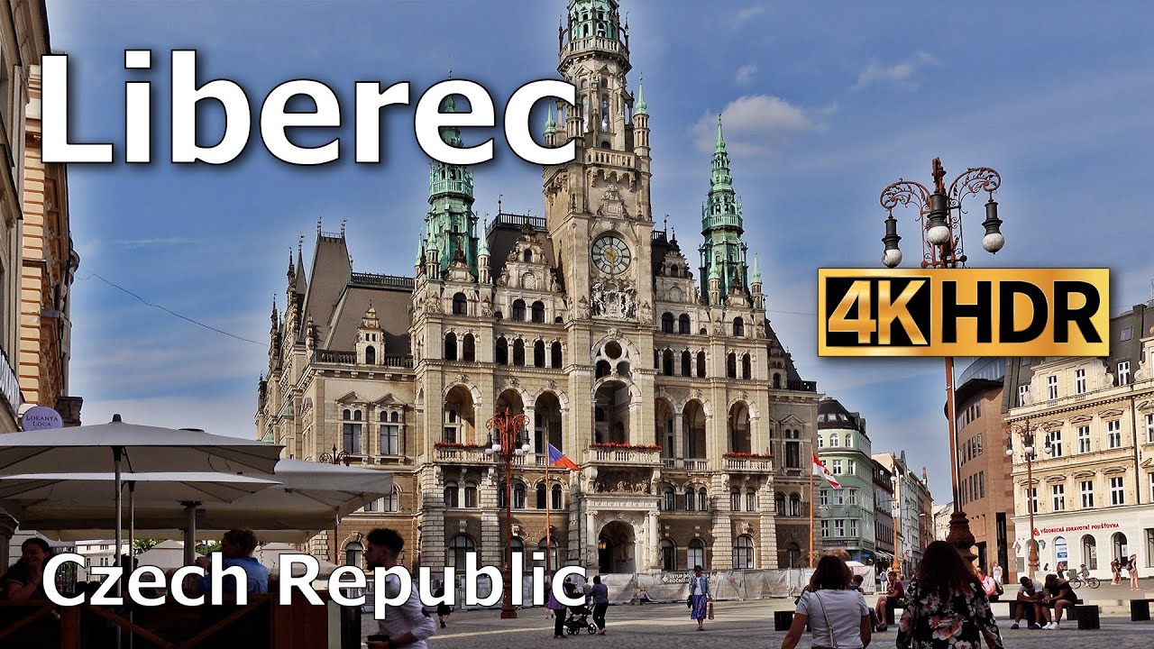 Walking Tour | Liberec | 4K HDR