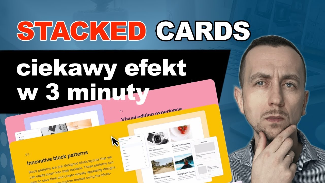 Jak zrobić nachodzące karty w WordPressie w 3 minuty?