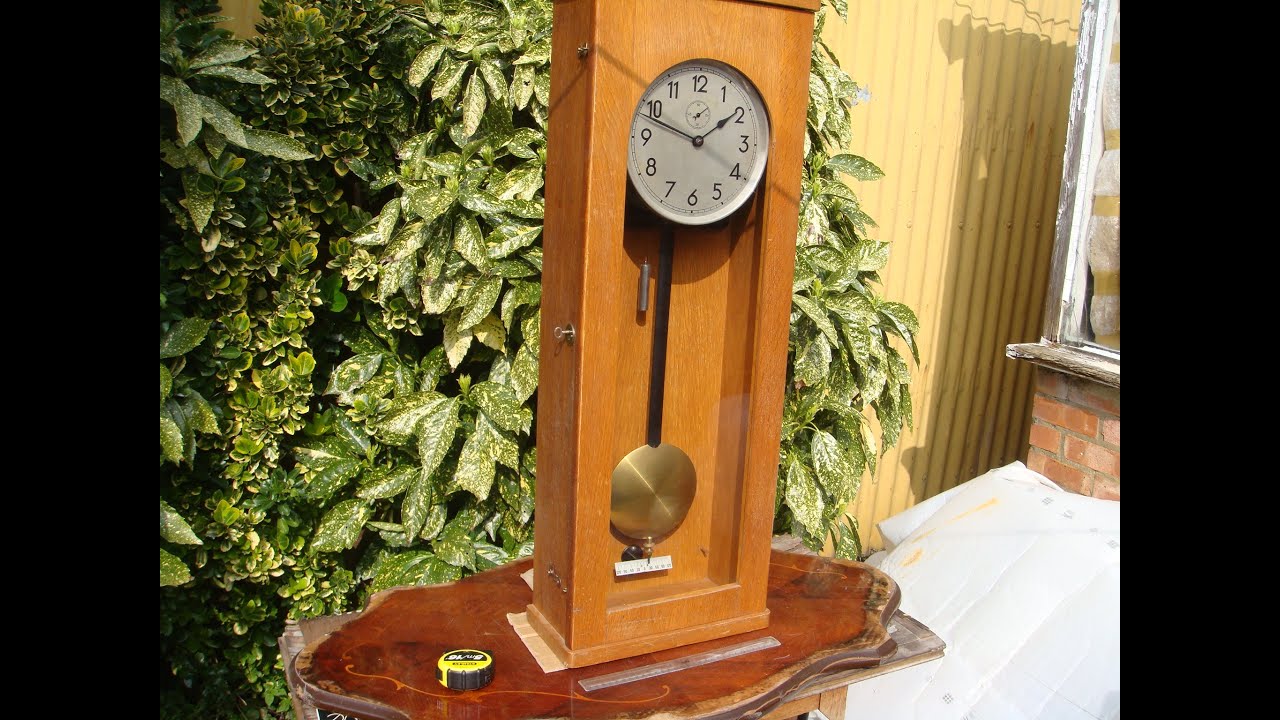 Antique Old Vintage  Electric German TELENORMA  ( TN ) Wall Clock  See Video