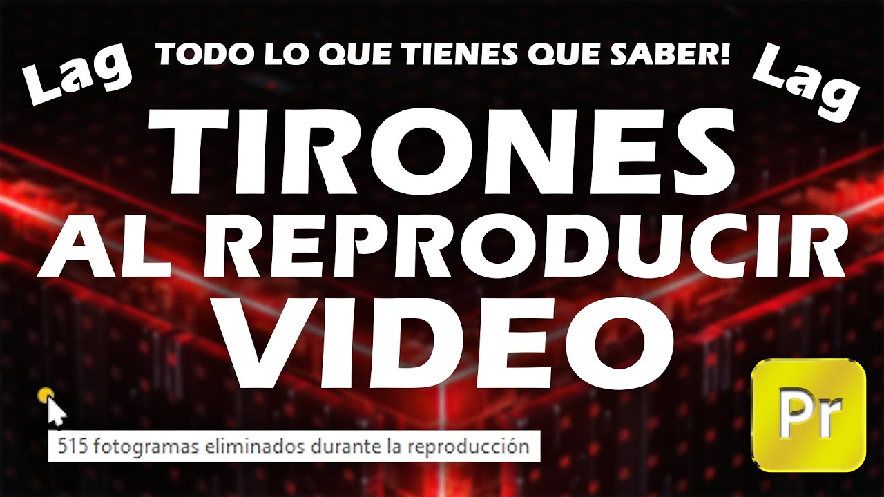 Como QUITAR el LAG en PREMIERE! Tirones al ver video, saltos en el video Adobe Premiere Pro 2022