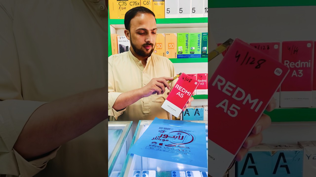 #redmi #A5 #unboxingin #pakistan #LakeGreen Box pack Available Good price in Lahore Mobile Bhakkar