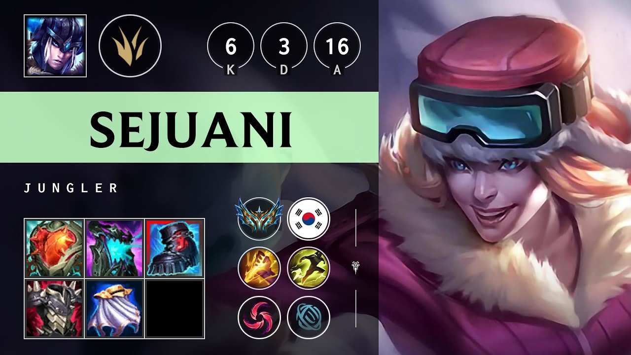 Sejuani Jungle vs Lee Sin - KR Challenger Patch 25.S1.3