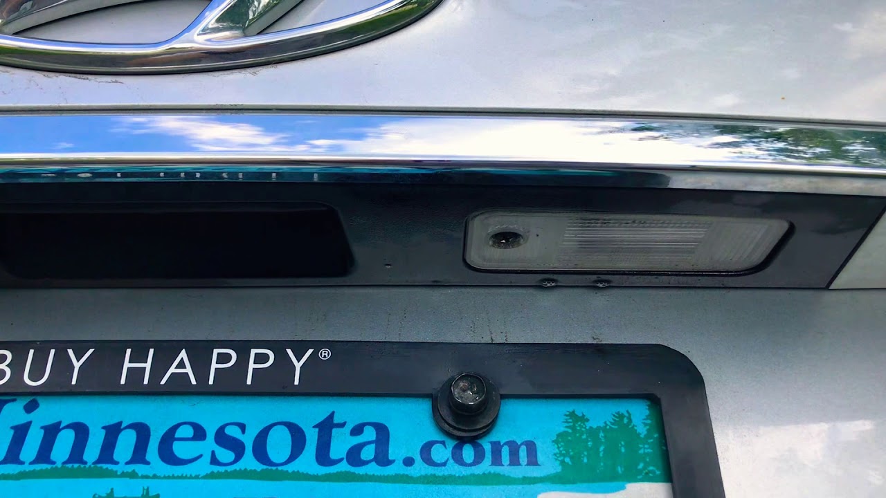 How to change license plate lights