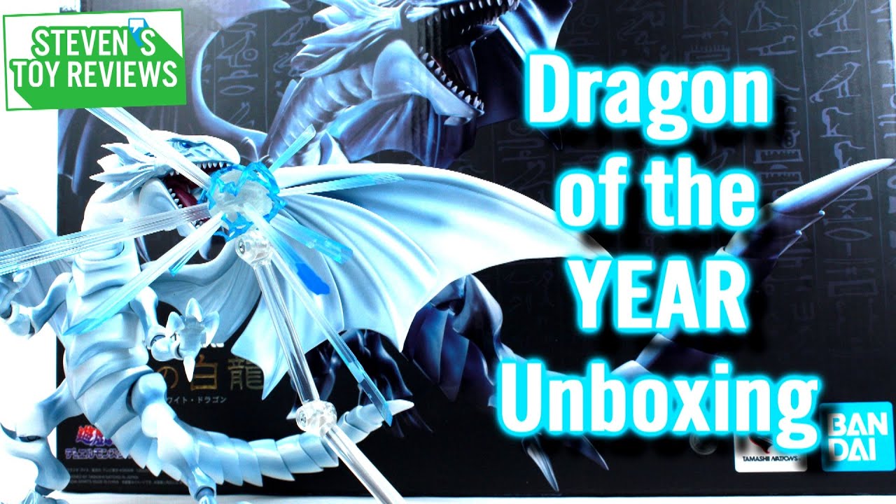 S.H. MonsterArts Blue-Eyes White Dragon Unboxing