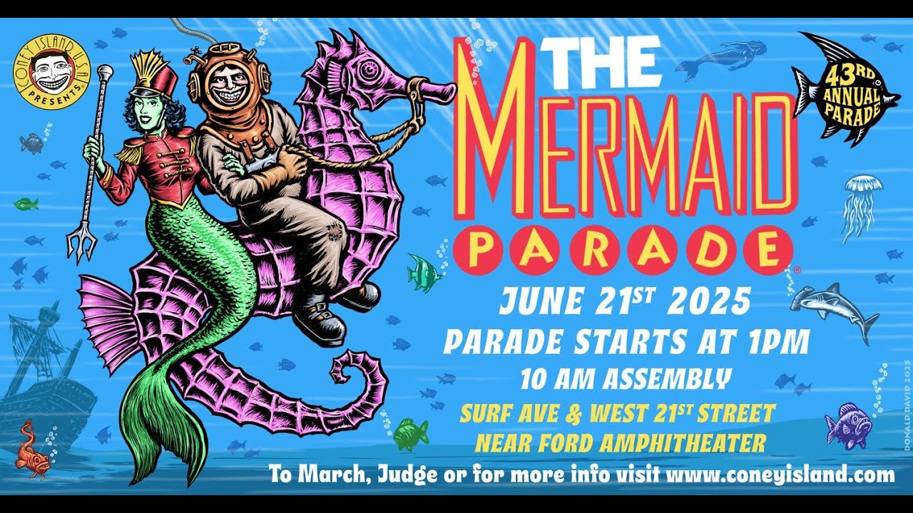 Mermaid Parade 2025 4K (Full Parade Coverage) 6/21/25