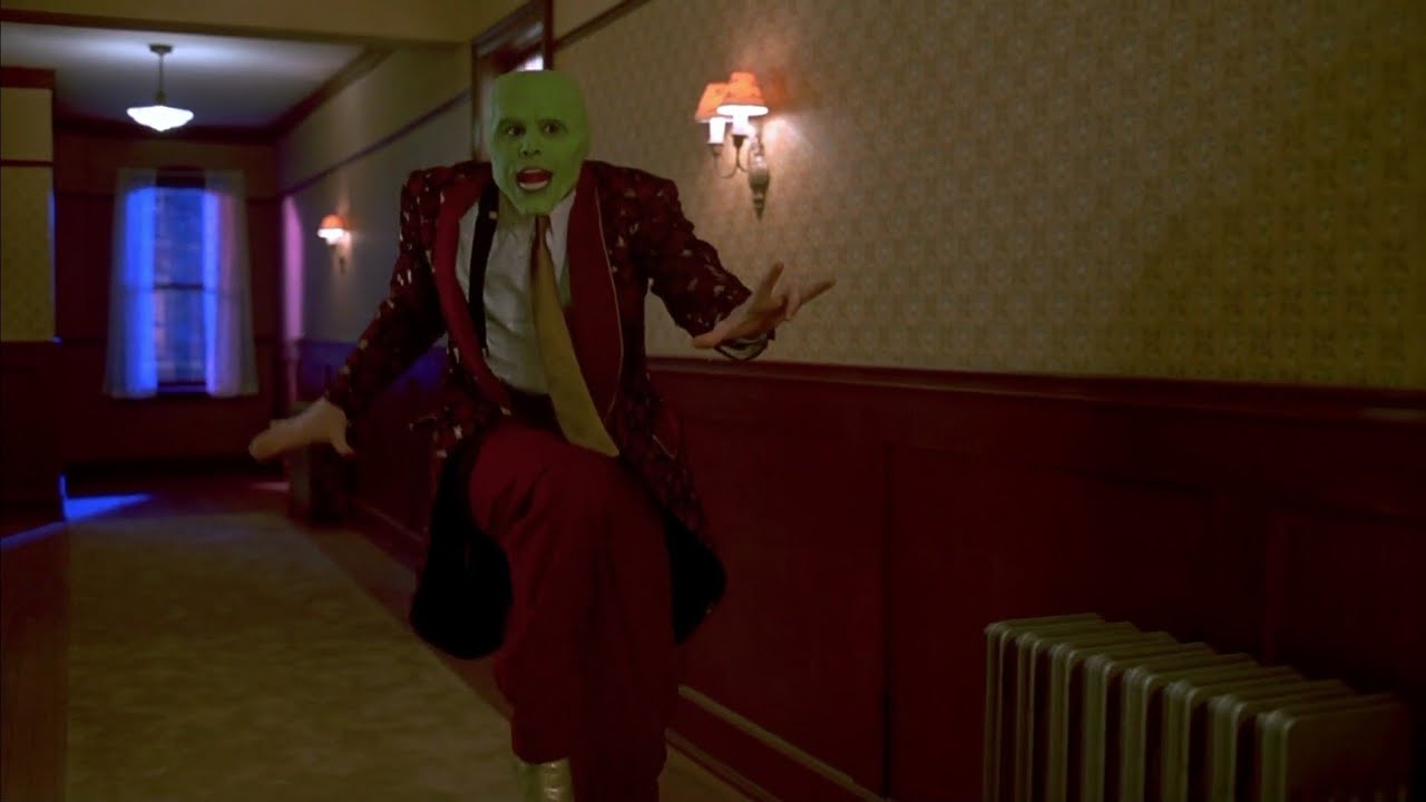 The Mask 1994- Hallway Scene/Alley Scene