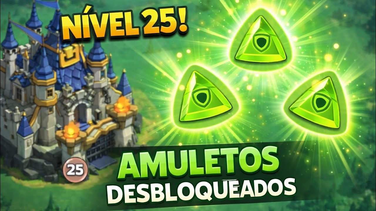 GUIA PRA INICIANTE - AMULETOS CIDADE 25 - Kingshot