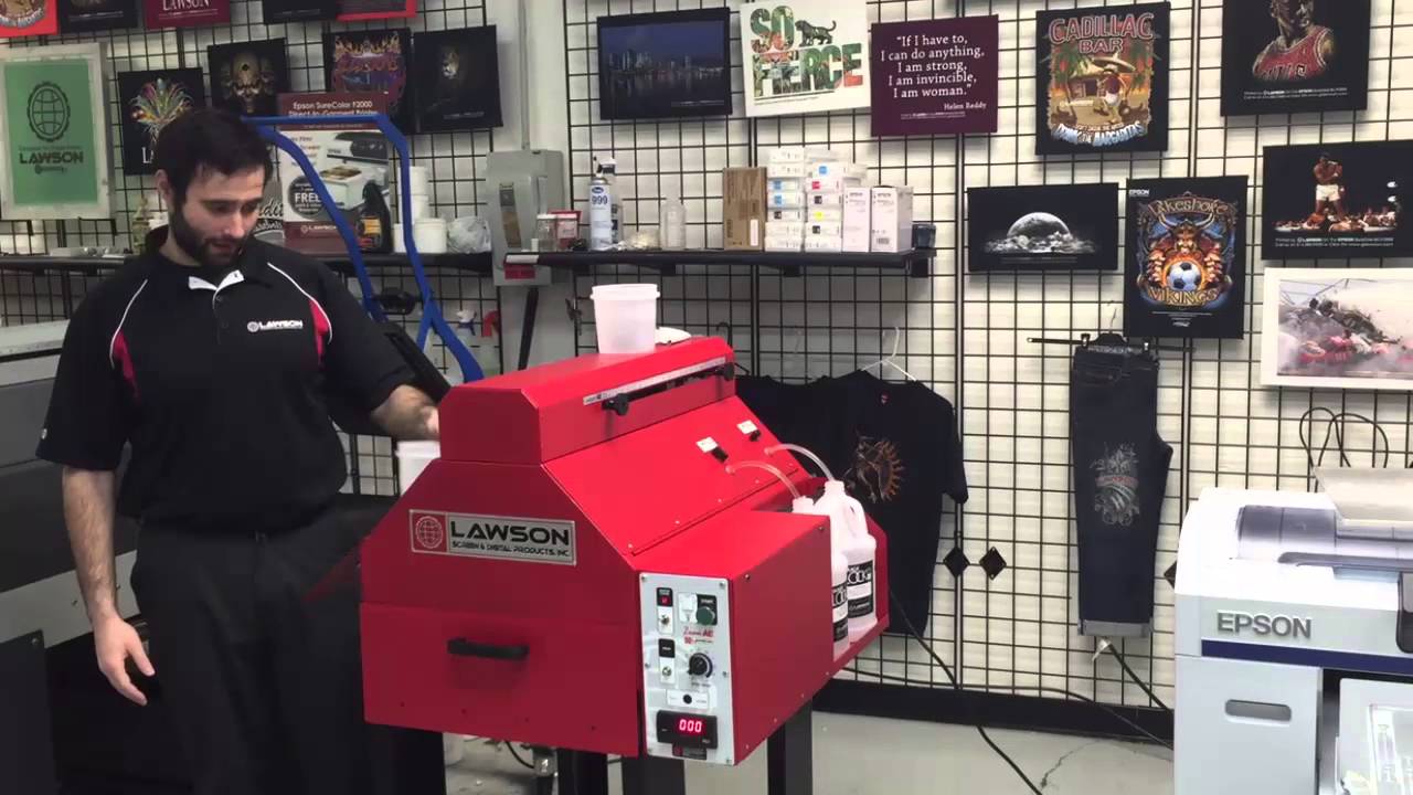DTG Pre-Treat Zoom AE Daily Maintenance