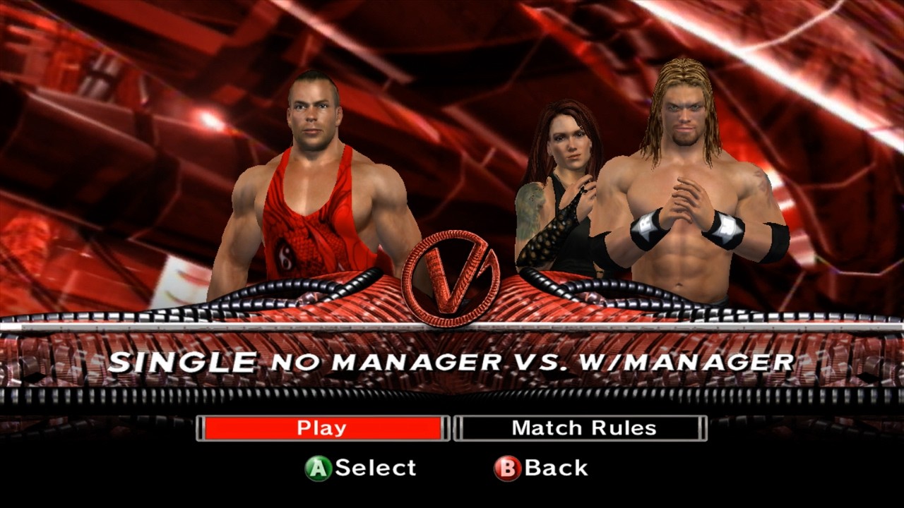 WWE SmackDown vs. RAW 2007 - Эдж против Роба Ван Дама
