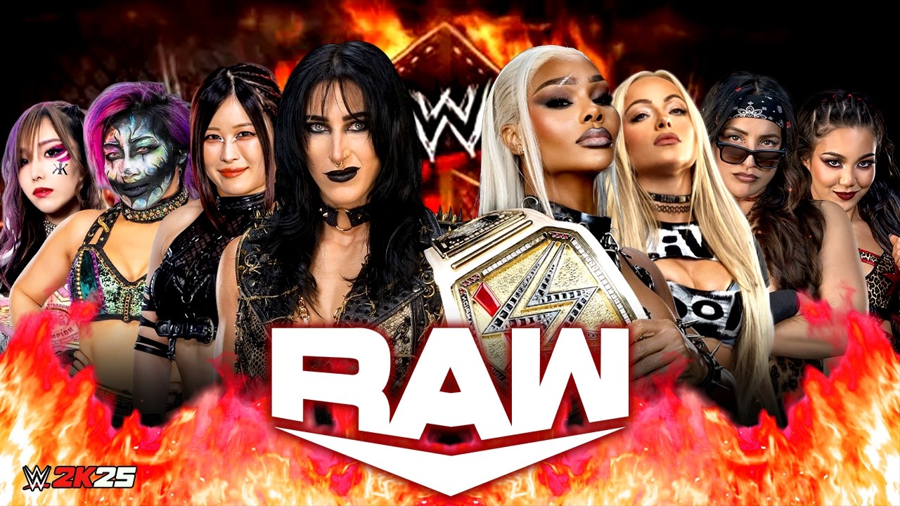 Rhea Ripley Iyo Sky Asuka Kairi Sane vs Jade Cargill Liv Morgan Raquel Roxanne | WWE Raw 04/Mar/2026