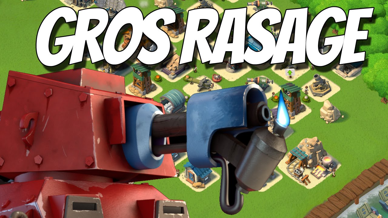 BOOM BEACH | NETTOYAGE DE CARTE MASSIF EN CARBONISEURS